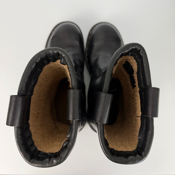 Gripfast Original England Black Leather Pull On Industrial Punk Mens US 10‎ UK 9